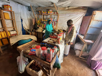 In Somalia, a cash transfer was used to open a small shop. Credit: Abdirazak Mohamed for Action Against Hunger