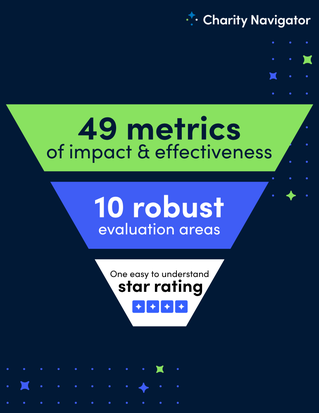 Happy family looking at a laptop together