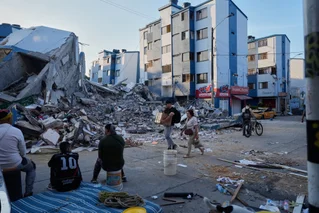 Colombia earthquake aftermath