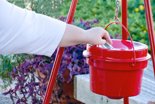 giving to red bucket